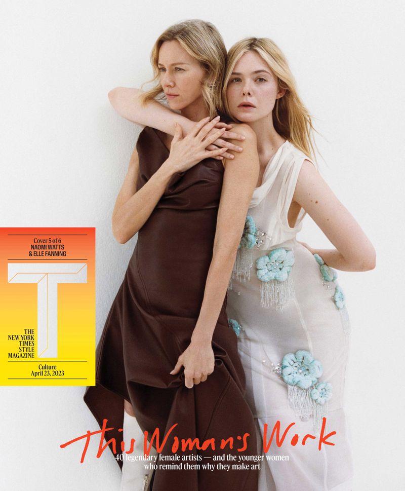 NEW YORK TIMES STYLE magazine side cover 23 April 2023