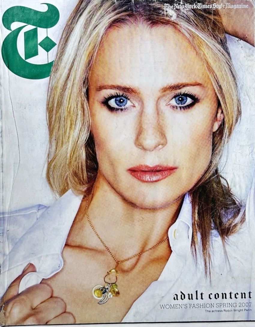 NEW YORK TIMES STYLE magazine side cover Spring 2007