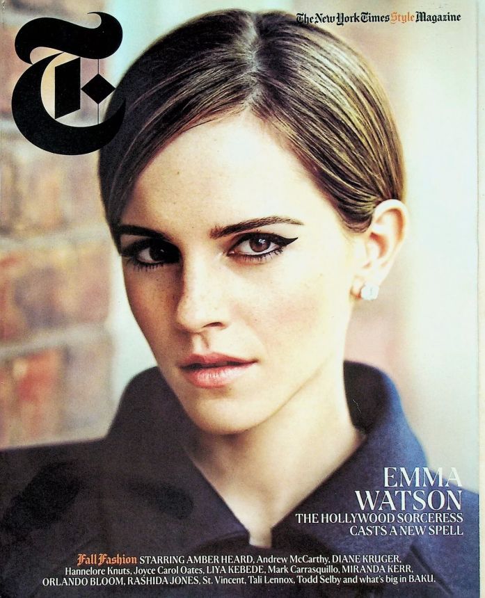 NEW YORK TIMES STYLE magazine side cover 19 August 2012