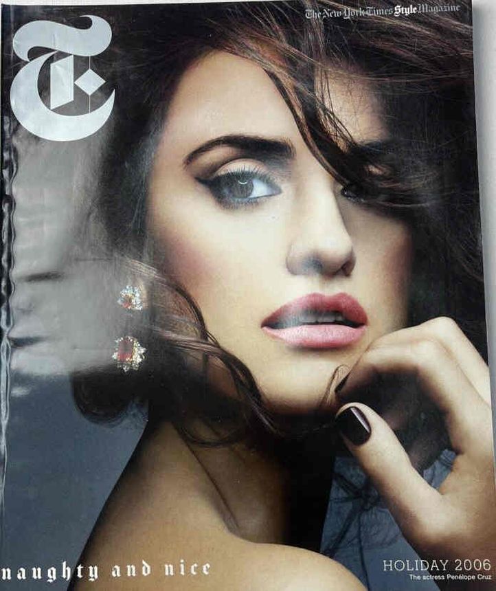 NEW YORK TIMES STYLE magazine side cover   2006
