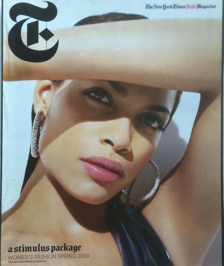 NEW YORK TIMES STYLE magazine side cover Spring 2009