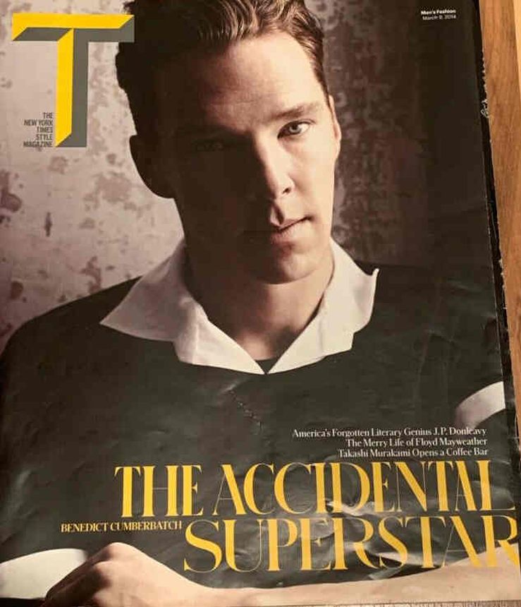 NEW YORK TIMES STYLE magazine side cover 9 March 2014