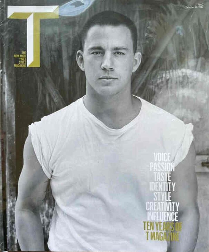 NEW YORK TIMES STYLE magazine side cover 19 October 2014