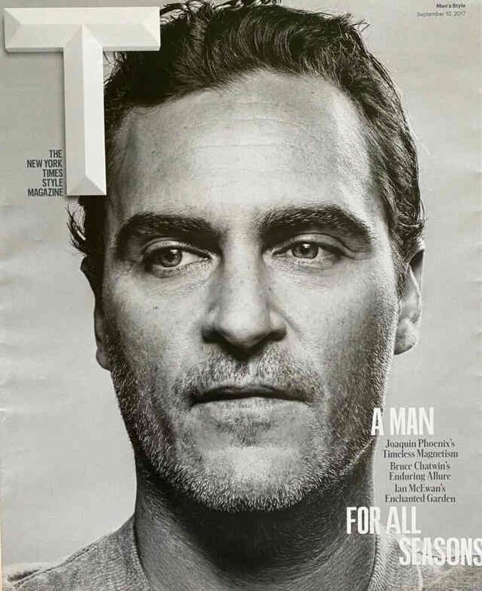 NEW YORK TIMES STYLE magazine side cover 10 September 2017