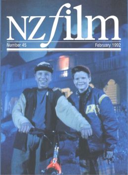NZ FILM magazine side cover Issue 45 February 1992