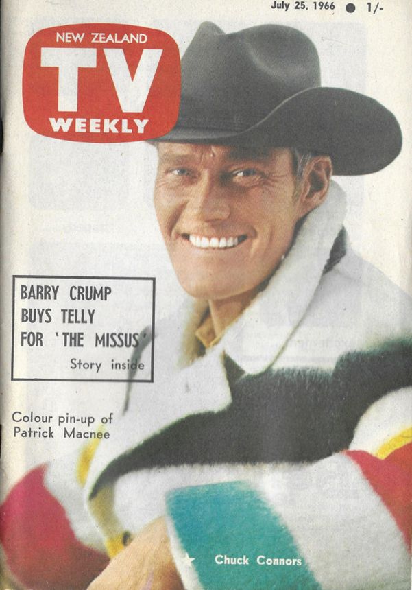 NEW ZEALAND TV WEEKLY magazine side cover 25 July 1966