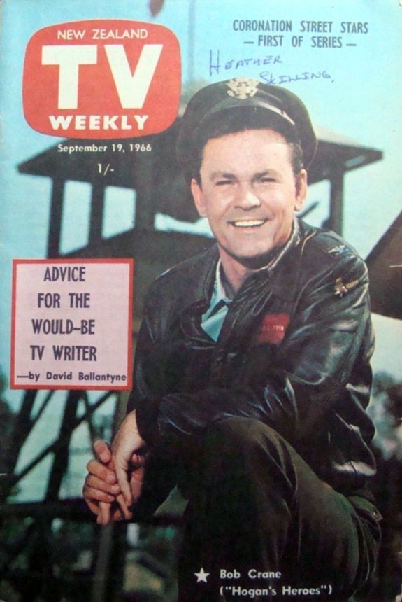 NEW ZEALAND TV WEEKLY magazine side cover 19 September 1966