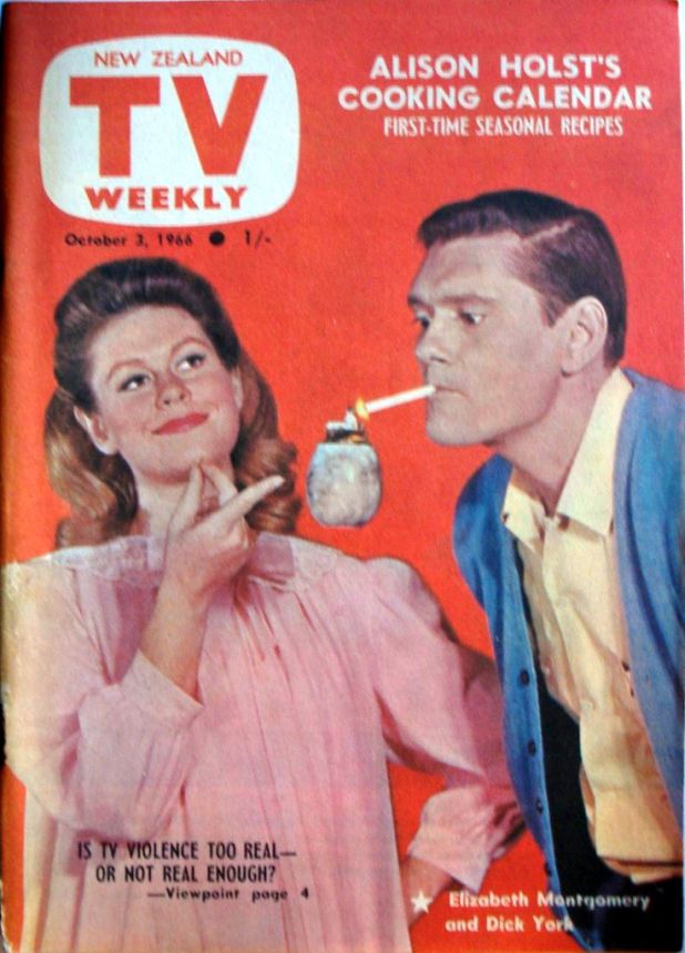 NEW ZEALAND TV WEEKLY magazine side cover 3 October 1966