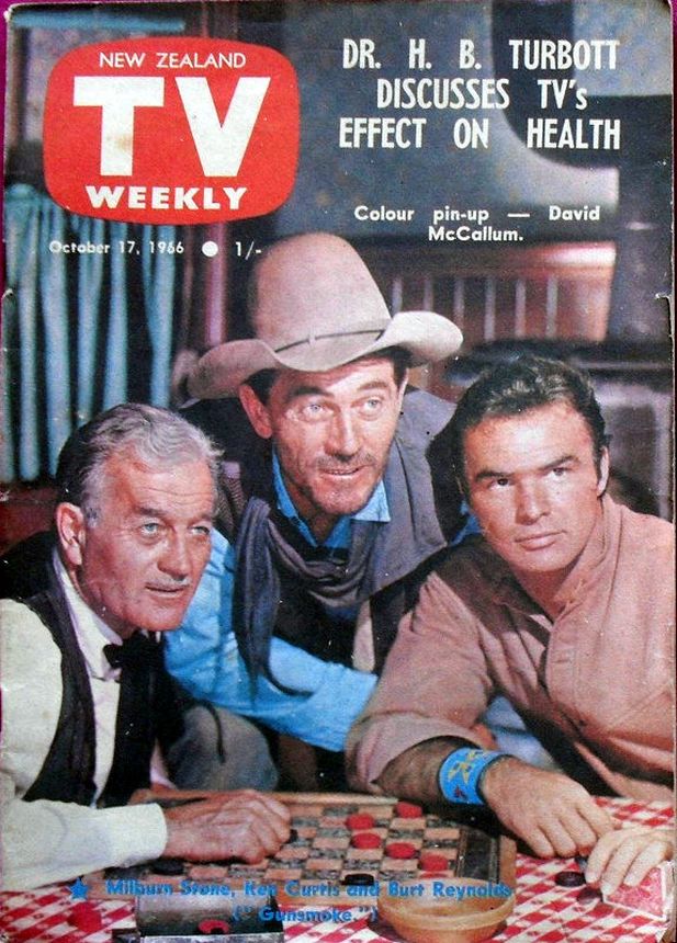NEW ZEALAND TV WEEKLY magazine side cover 17 October 1966