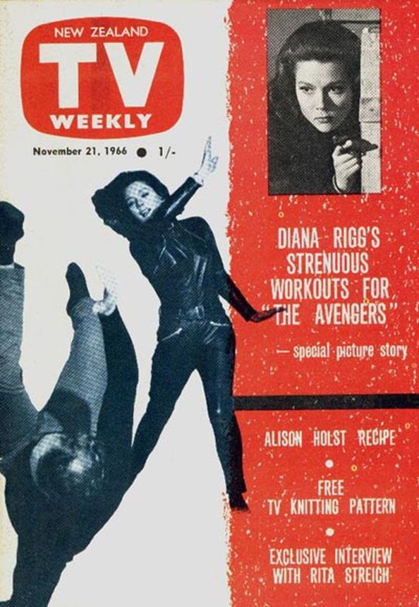 NEW ZEALAND TV WEEKLY magazine side cover 21 November 1966
