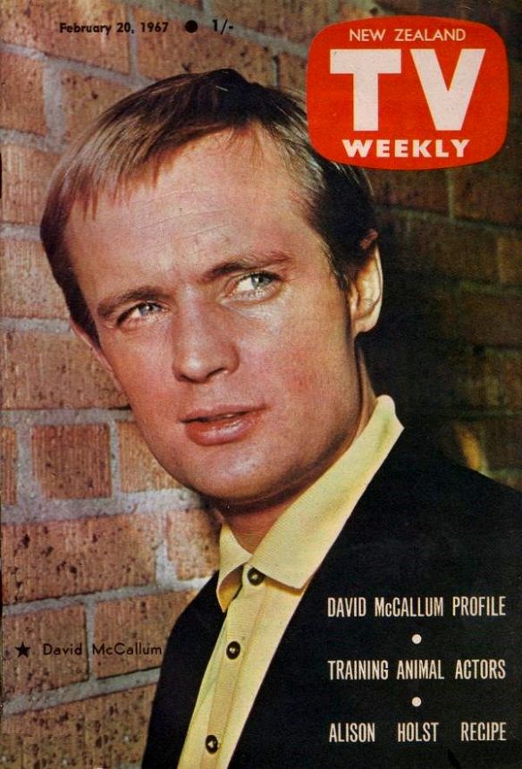 NEW ZEALAND TV WEEKLY magazine side cover 20 February 1967
