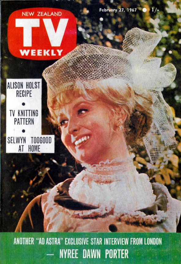 NEW ZEALAND TV WEEKLY magazine side cover 27 February 1967