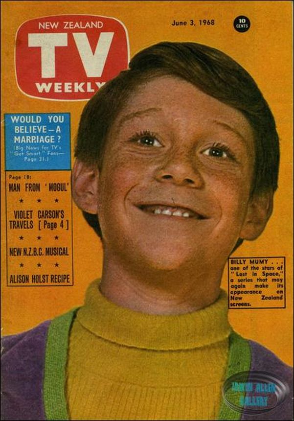 NEW ZEALAND TV WEEKLY magazine side cover 3 June 1968