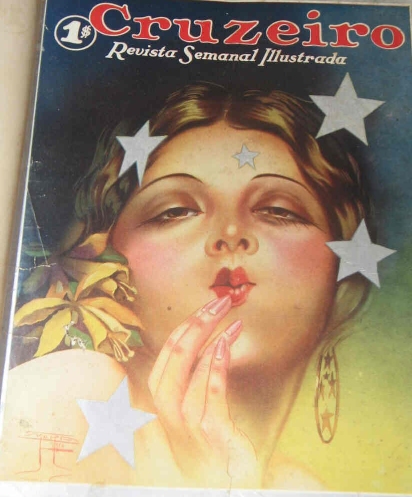 O CRUZEIRO magazine side cover 10 November 1928