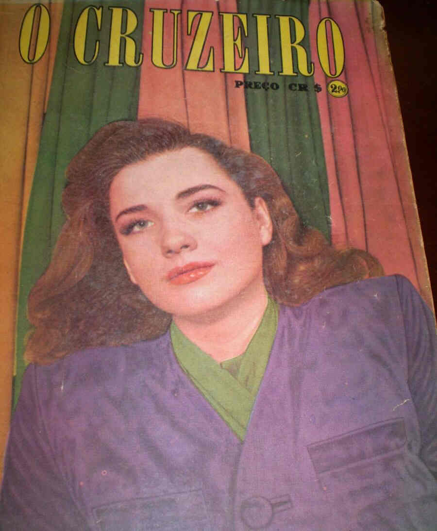 O CRUZEIRO magazine side cover 8 February 1947