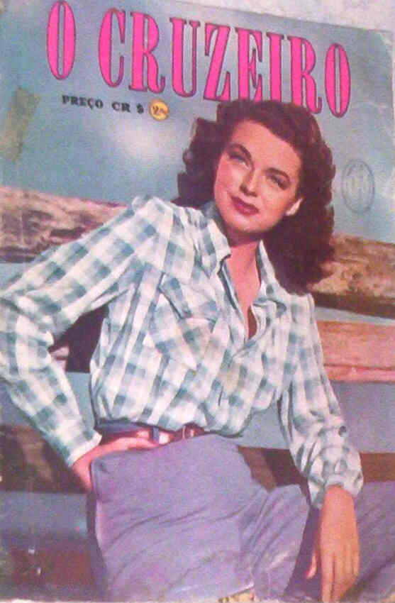 O CRUZEIRO magazine side cover 12 April 1947