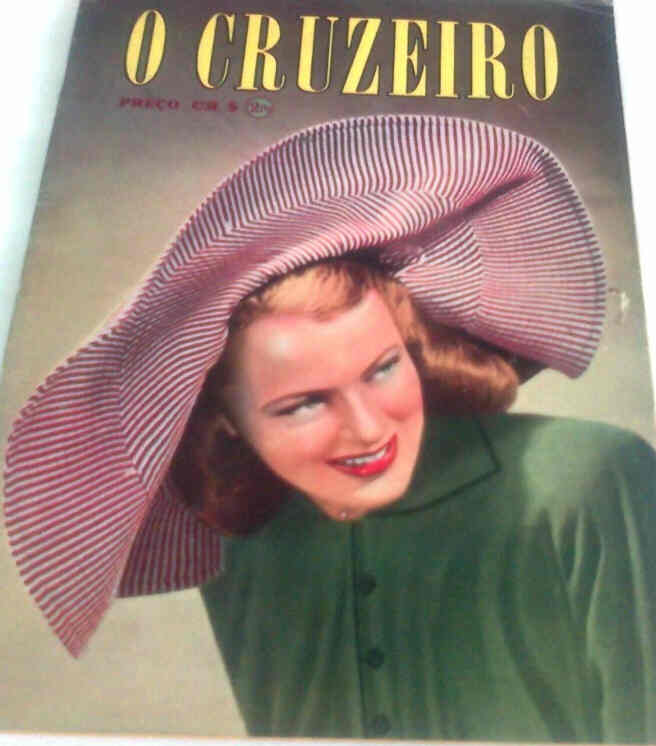 O CRUZEIRO magazine side cover 12 July 1947