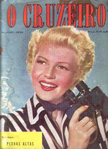 O CRUZEIRO magazine side cover 14 August 1948