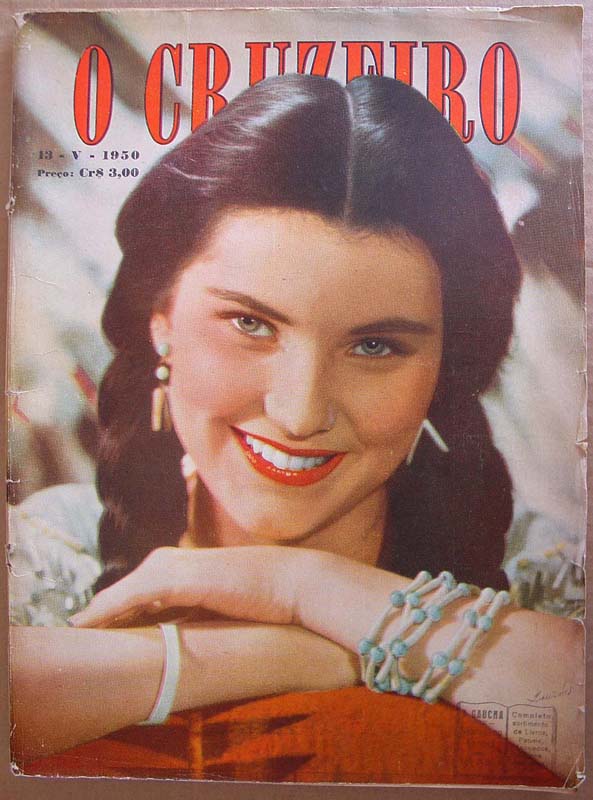 O CRUZEIRO magazine side cover 13 May 1950