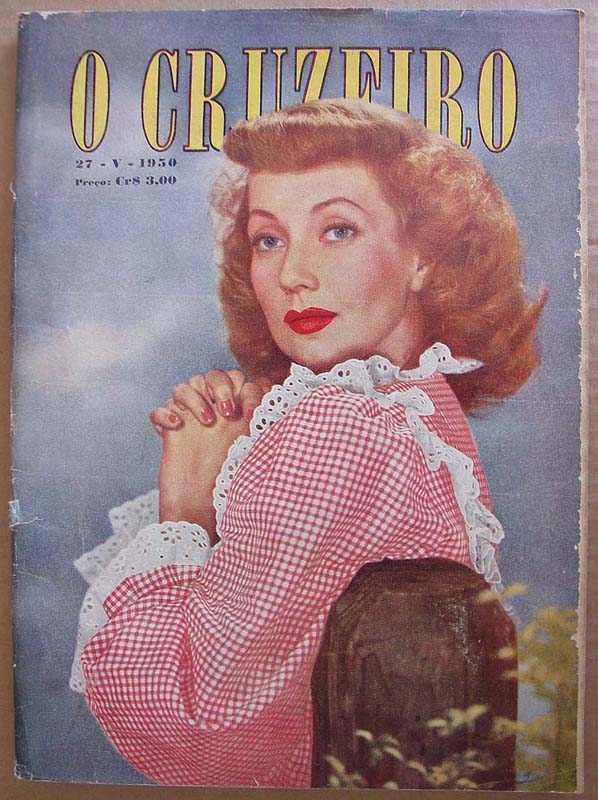 O CRUZEIRO magazine side cover 27 May 1950
