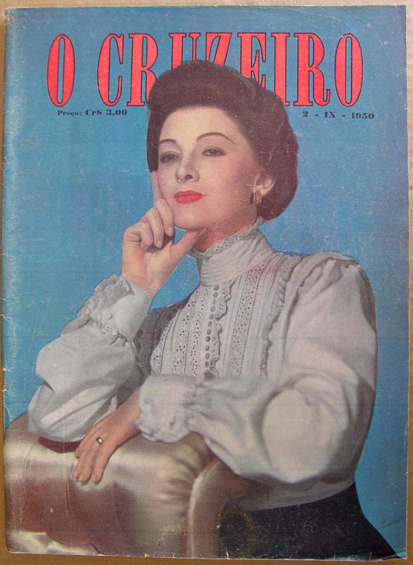 O CRUZEIRO magazine side cover 2 September 1950