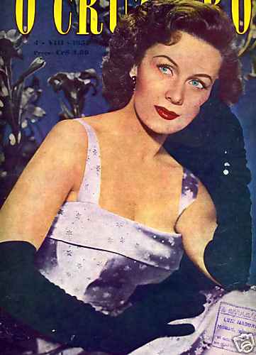 O CRUZEIRO magazine side cover August 1951