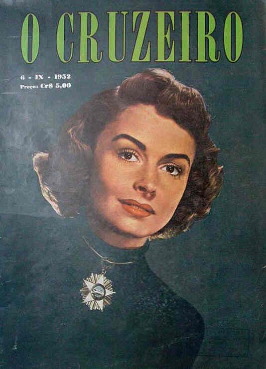 O CRUZEIRO magazine side cover 6 September 1952