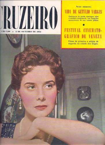 O CRUZEIRO magazine side cover 2 October 1954