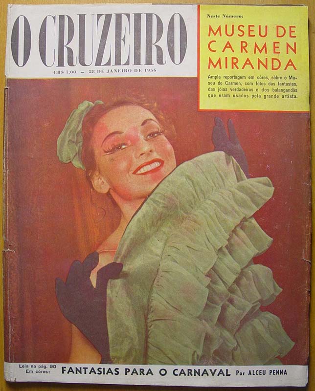 O CRUZEIRO magazine side cover 28 January 1956