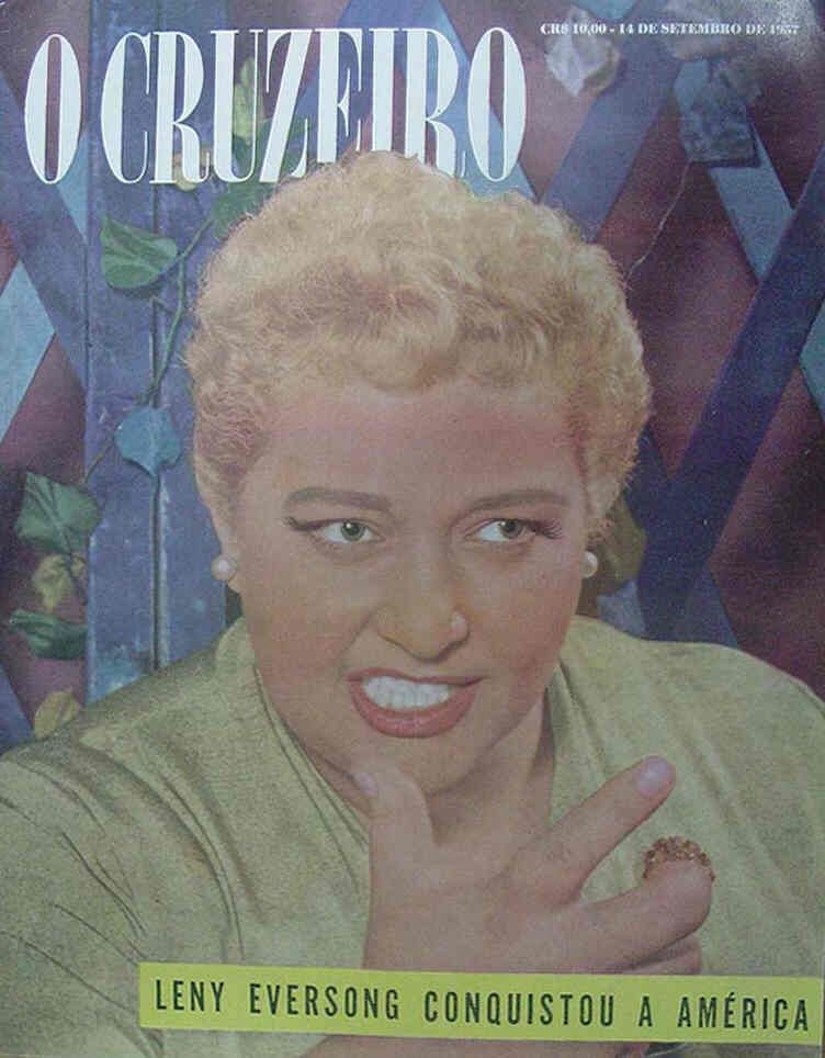O CRUZEIRO magazine side cover 14 September 1957