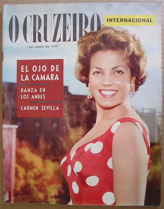O CRUZEIRO magazine side cover 1 June 1959