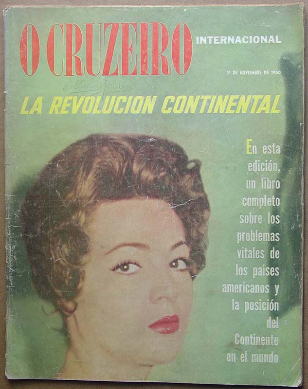 O CRUZEIRO magazine side cover November 1960