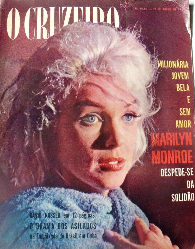 O CRUZEIRO magazine side cover 25 August 1962