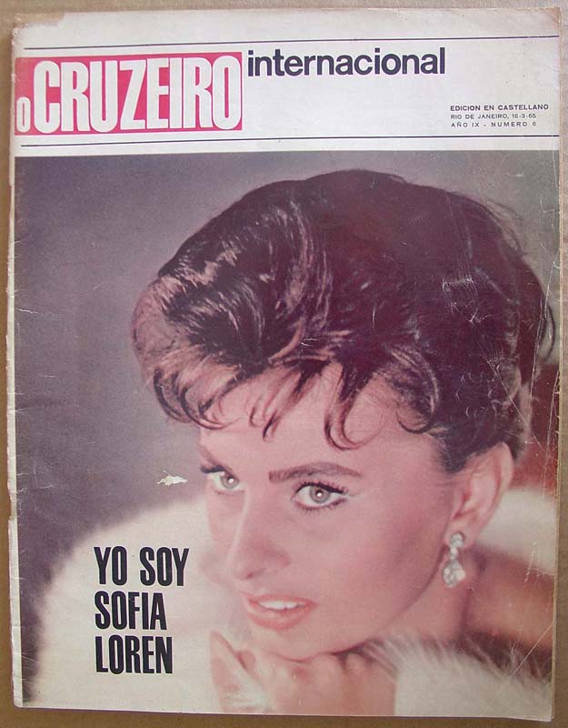 O CRUZEIRO magazine side cover 16 March 1965