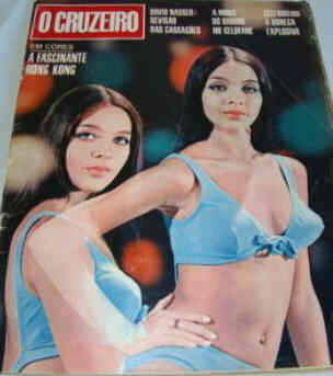O CRUZEIRO magazine side cover 8 April 1967