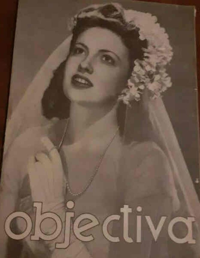 OBJECTIVA magazine side cover  April 1945