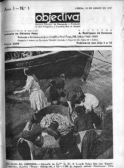 OBJECTIVA magazine side cover 15 June 1937