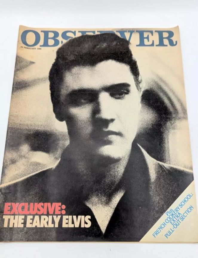 OBSERVER MAGAZINE magazine side cover 24 February 1980