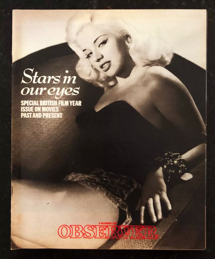 OBSERVER MAGAZINE magazine side cover 8 December 1985