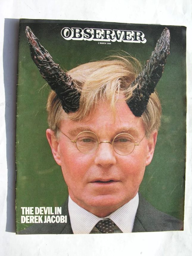 OBSERVER MAGAZINE magazine side cover 2 March 1986