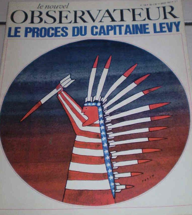 NOUVEL OBSERVATEUR | LE magazine side cover Issue 138 5 July 1967