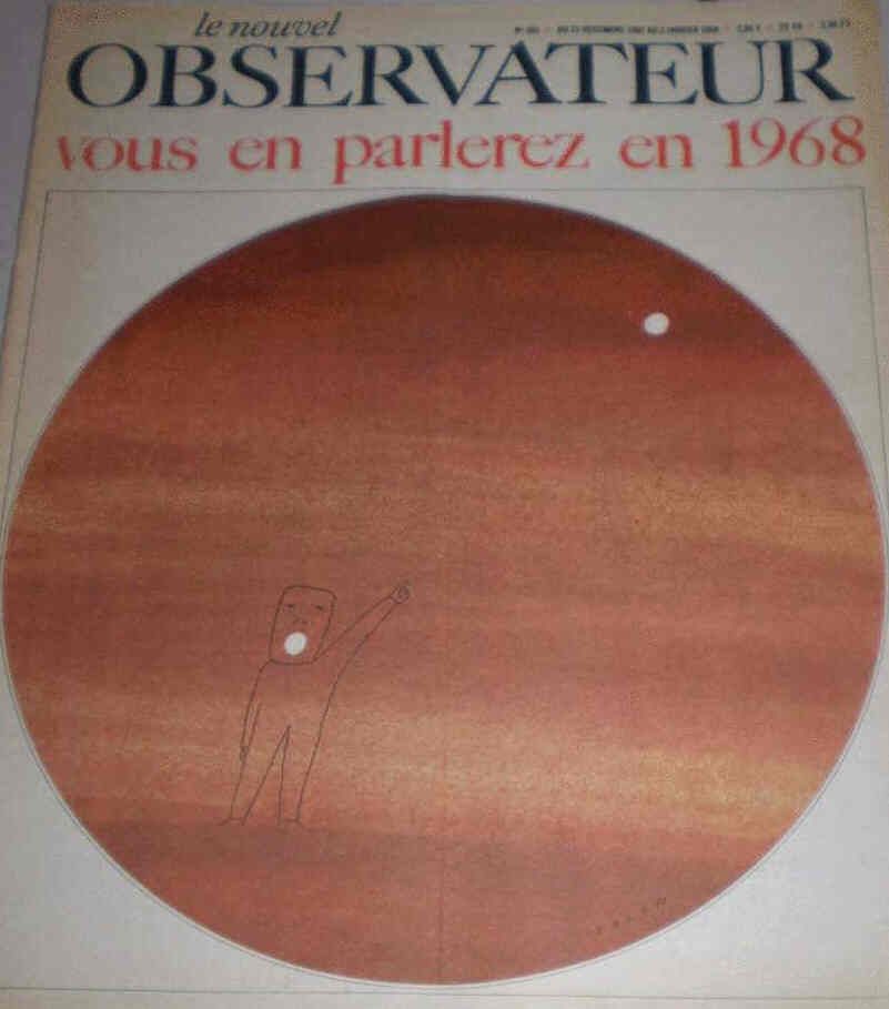 NOUVEL OBSERVATEUR | LE magazine side cover Issue 163 27 December 1967