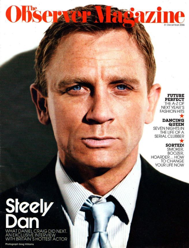 OBSERVER MAGAZINE magazine side cover 31 December 2006