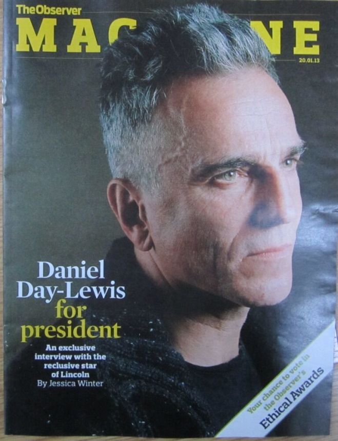 OBSERVER MAGAZINE magazine side cover 20 January 2013