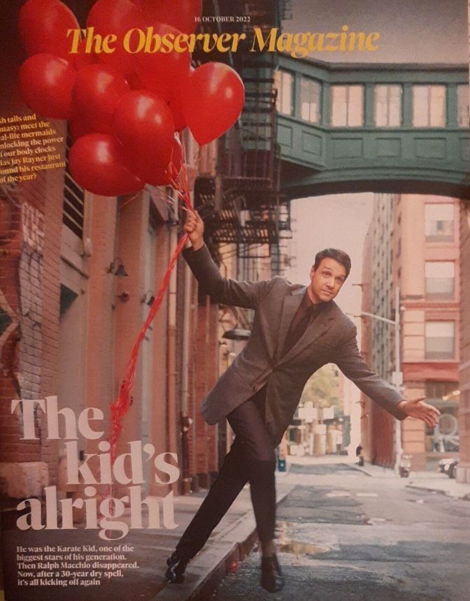 OBSERVER MAGAZINE magazine side cover 16 October 2022