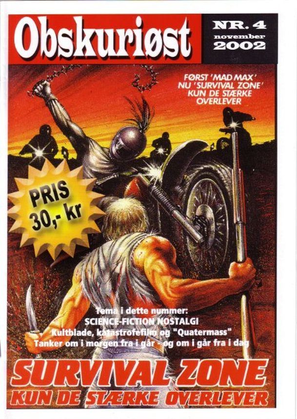 OBSKURIOST magazine side cover Issue 4 November 2002