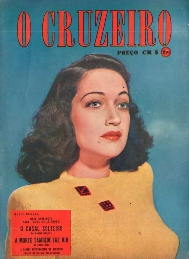 O CRUZEIRO magazine side cover   1947