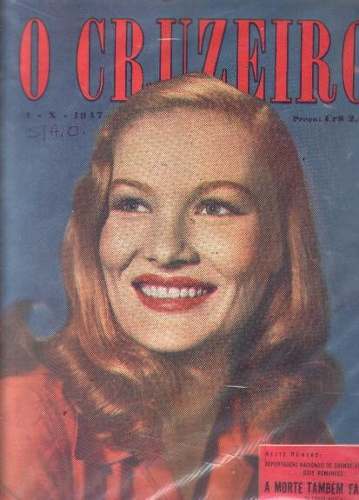 O CRUZEIRO magazine side cover 4 October 1947