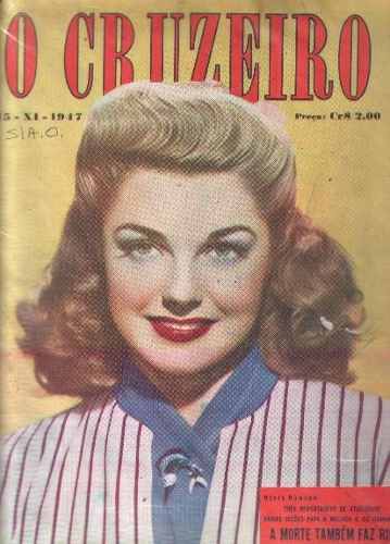 O CRUZEIRO magazine side cover 15 November 1947