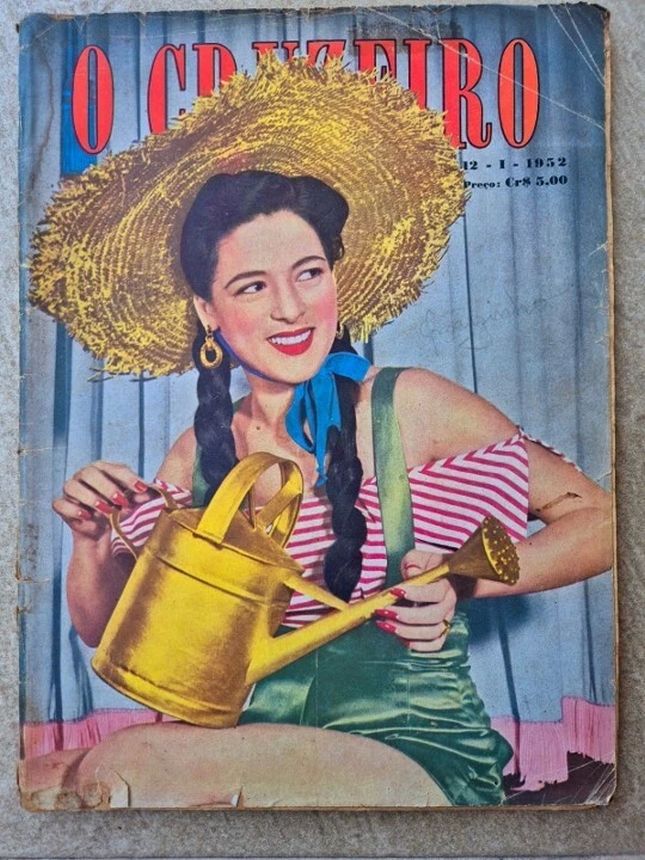 O CRUZEIRO magazine side cover 12 January 1952